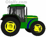 Gif anime tracteur agricole